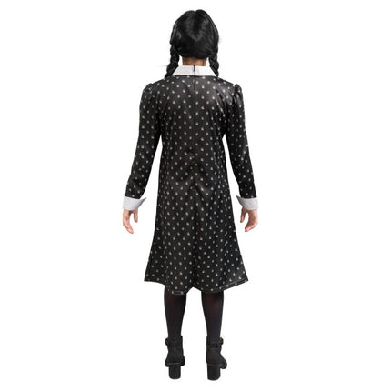 Wednesday – Schwarzes Kleid für Mädchen