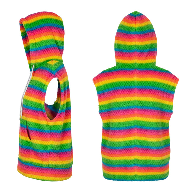 Regenboog Vest Fluffy