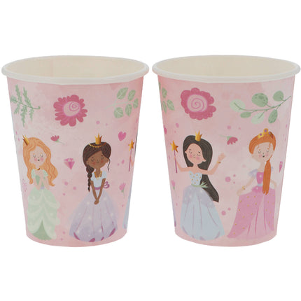Prinzessinnen Becher 250ml 8Stk