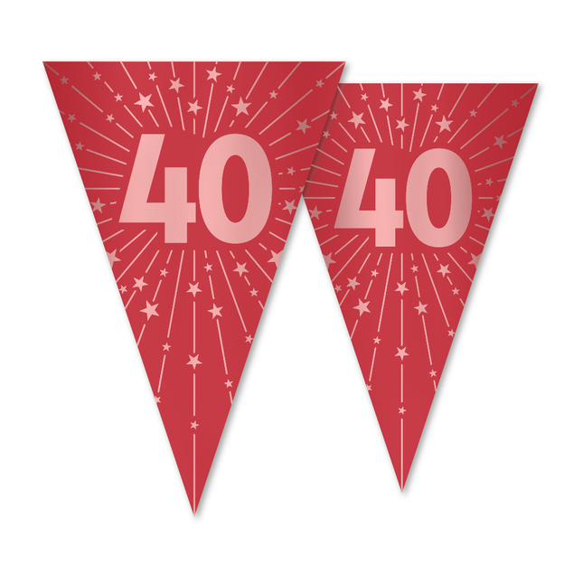 Fahnenleine 40 PET Double 20x30cm 10 Meter Länge