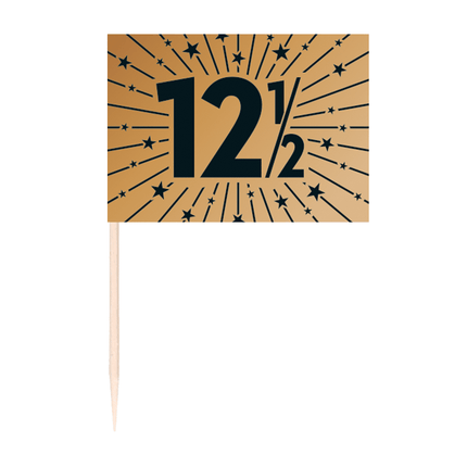 50 Fahnenstangen - '12,5' Kupfer