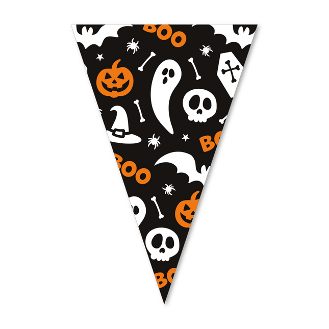 Girlanden 10m 20x30cm Halloween Boo