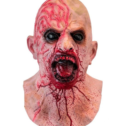 Blutige Zombie-Maske, Ganzkopf