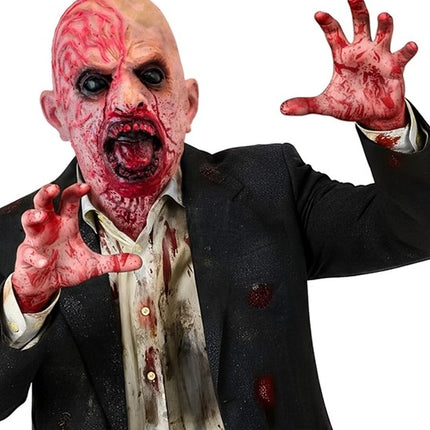 Blutige Zombie-Maske, Ganzkopf