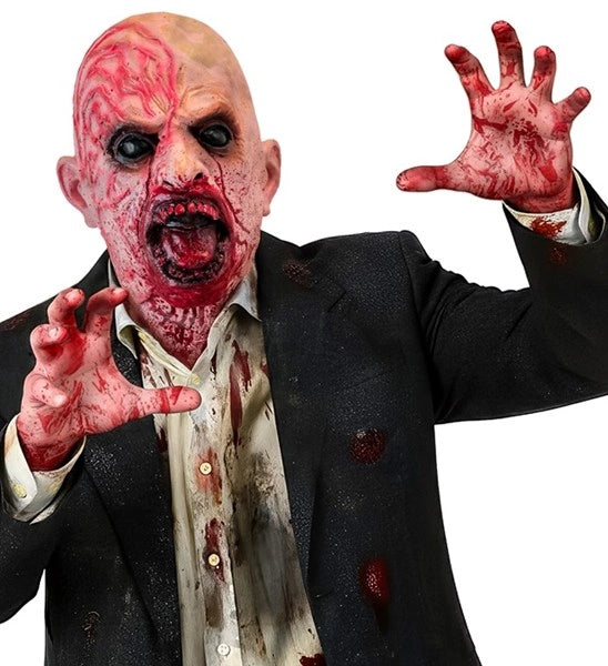 Blutige Zombie-Maske, Ganzkopf