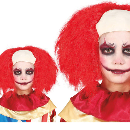 Rote Perücke Clown Kind