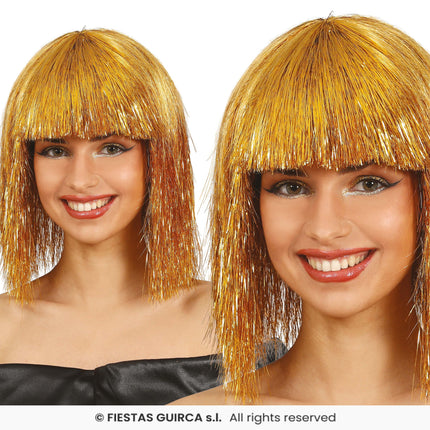 Goldene Perücke