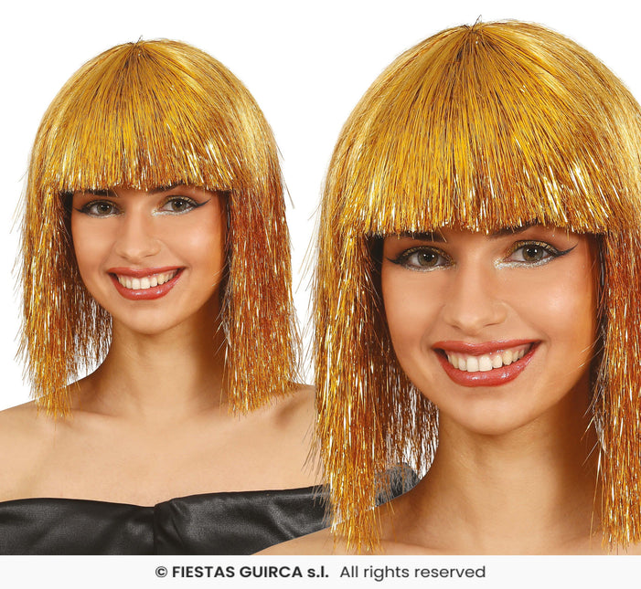 Goldene Perücke