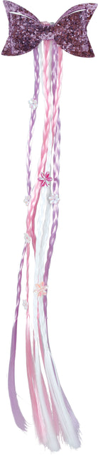 Rosa Haarverlängerung Zöpfe 30cm