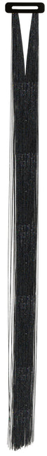 Farbige Haarverlängerung Glitter 50cm 3Stück