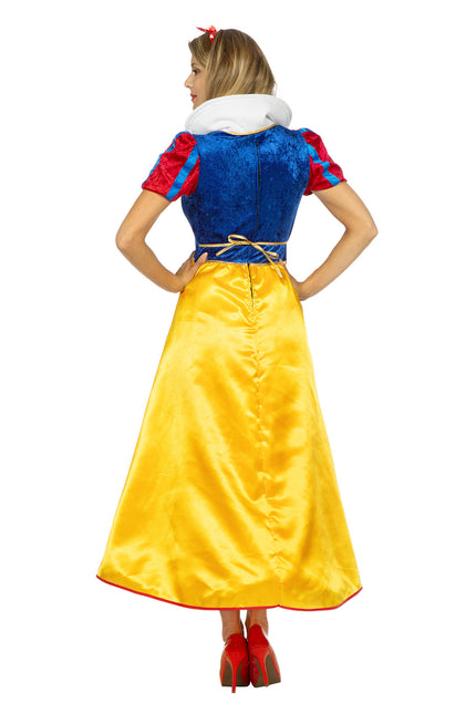 Schneewittchen Kleid Blau Gelb Damen
