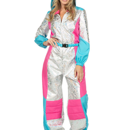 Silberner Skianzug Damen