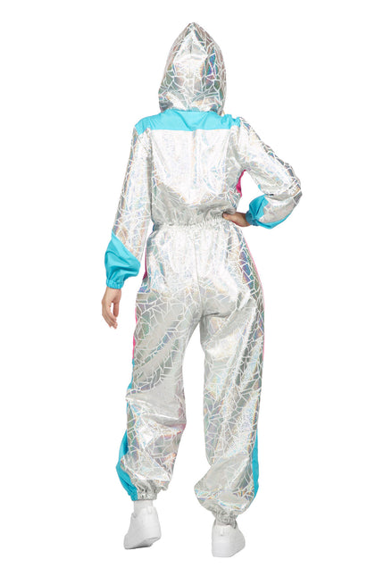 Silberner Skianzug Damen