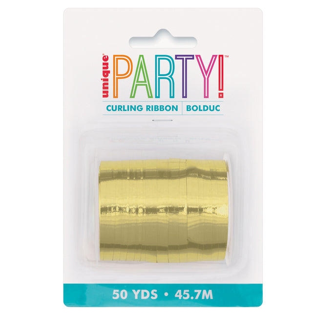 Gold Curling Ribbon 50 yds