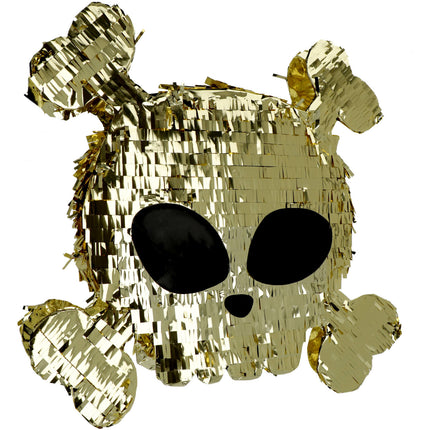 Piraten Pinata Gold Totenkopf 50cm