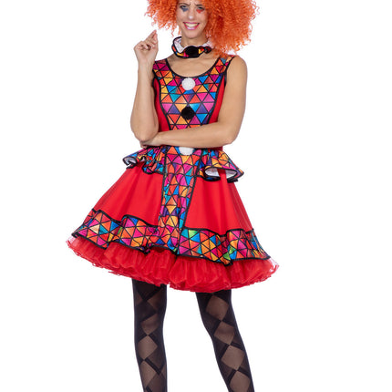 Clown Kleid Damen