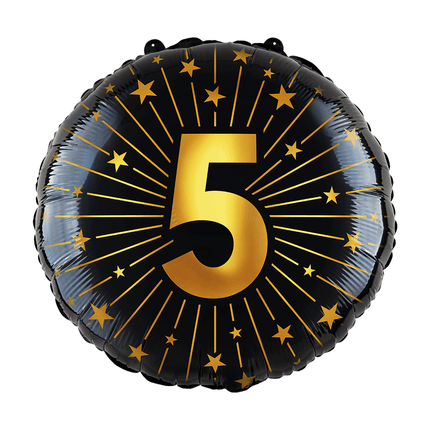 5 Jaar Helium Ballon Leeg 45cm van WeFiesta koop je bij Partywinkel