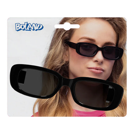 Techno-Partybrille, schwarz