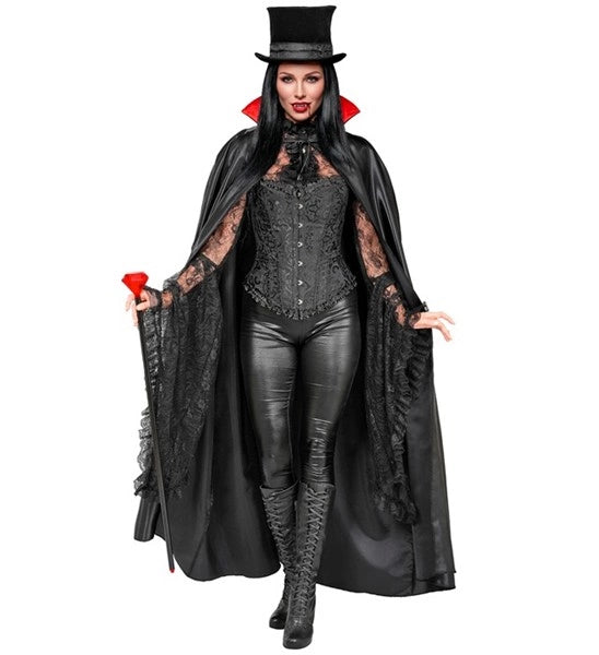Vampirumhang Schwarz-Rot 1,4 m