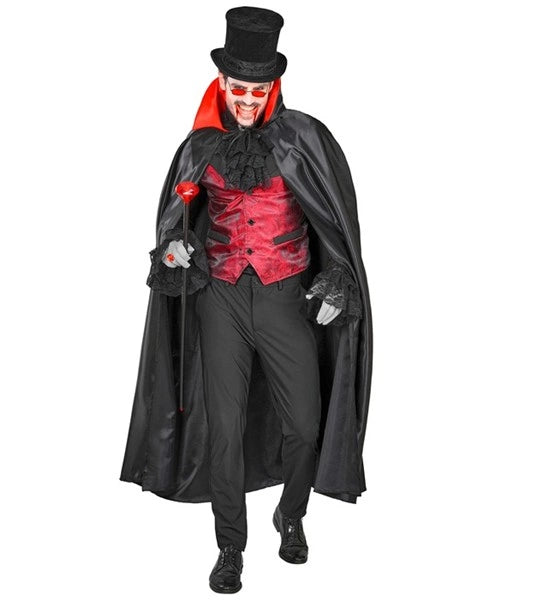 Vampirumhang Schwarz-Rot 1,4 m