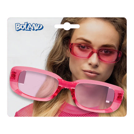 Partybrille Techno rosa