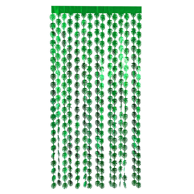 Folienvorhang Palmenblätter