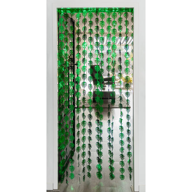 Folienvorhang Palmenblätter