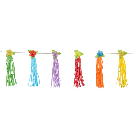 Papier Quastengirlande Hawaii 3m