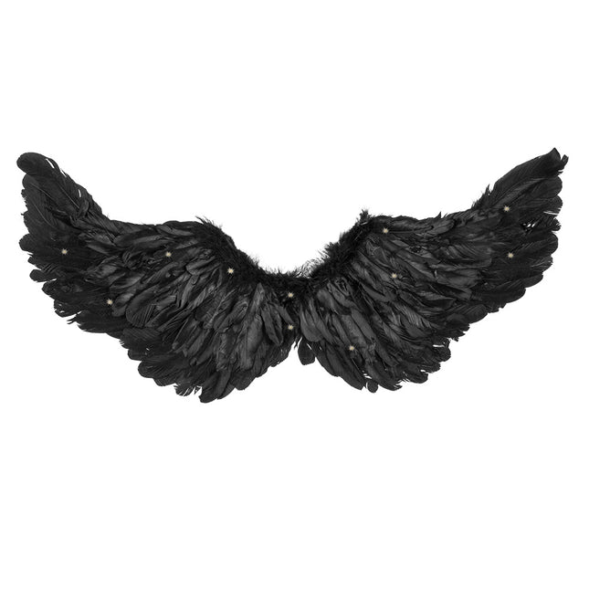 LED Engelsflügel schwarz