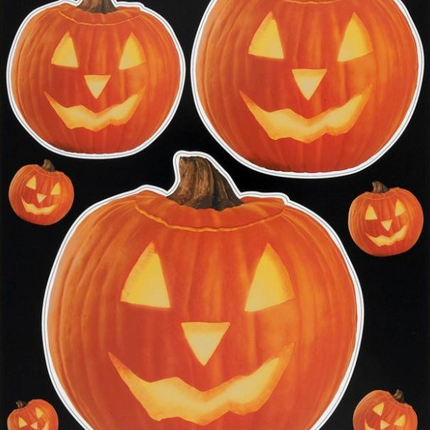 PUMPKIN GLOW FENSTERAUFKLEBER