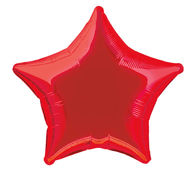 Stern Helium Ballon Rot Leer 50cm