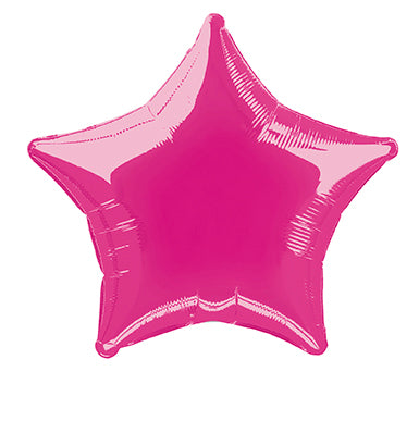 Stern Helium Ballon Rosa Leer 50cm