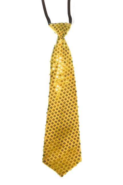 Goldene Krawatte Pailletten