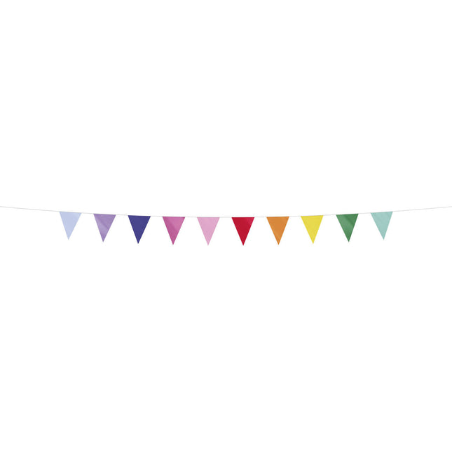 Bunte Girlande Plastik 6m