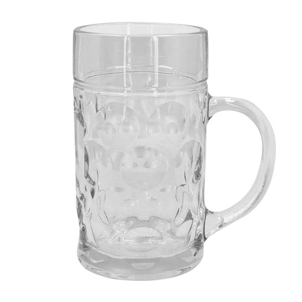 Gelbes weißes Bierglas Xxl