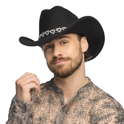 Hut Cowboy Jamie schwarz