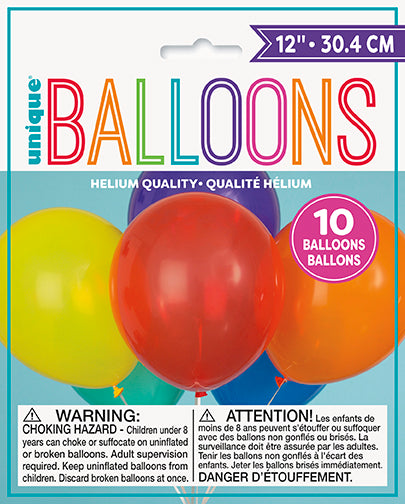 Bunte Luftballons Assorted 30cm 10pcs