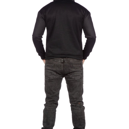 Skelett Weste Schwarz Herren Strass