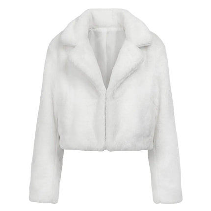 Jacke „Fluffy Rave“ weiß (M/L)