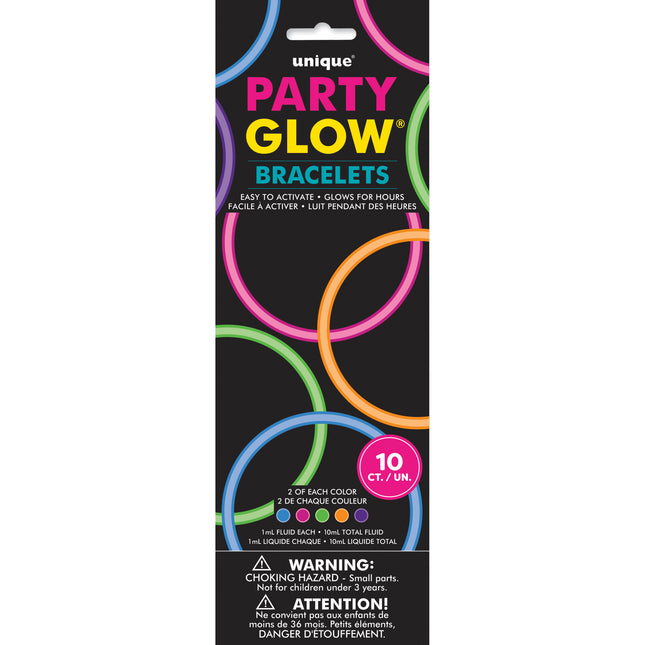 Armbänder Glow In The Dark 10pcs