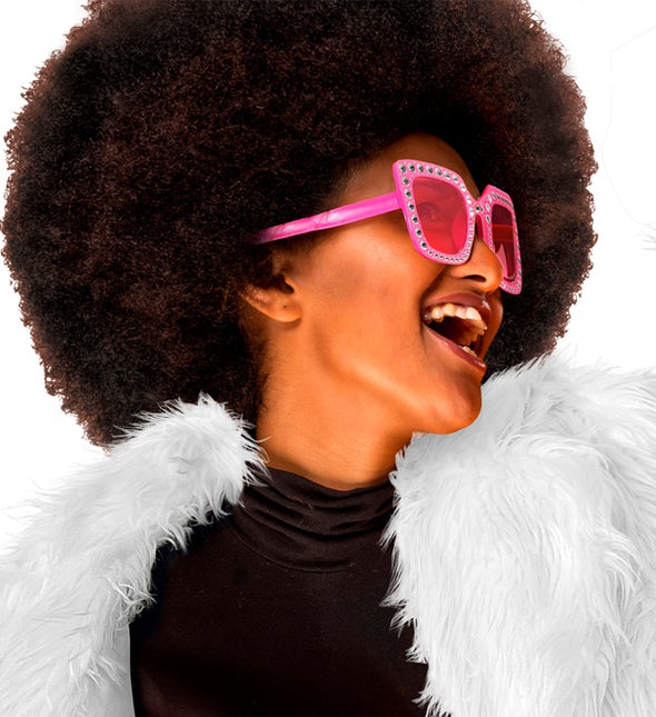 BRILLE ROSA MIT STRASSSTEINEN