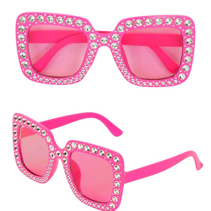 BRILLE ROSA MIT STRASSSTEINEN