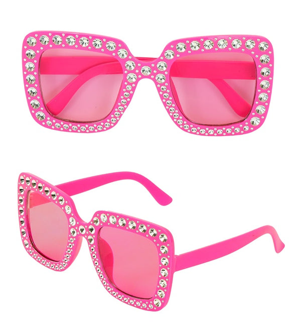 BRILLE ROSA MIT STRASSSTEINEN