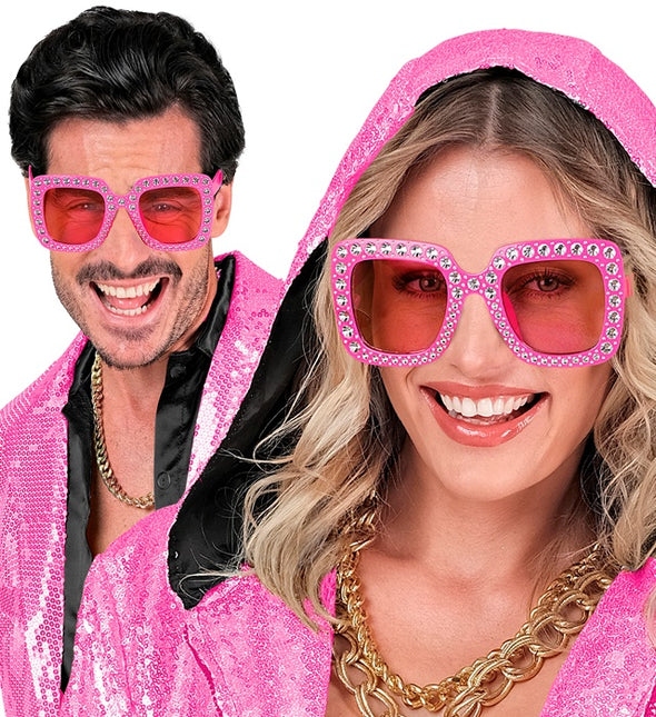 BRILLE ROSA MIT STRASSSTEINEN