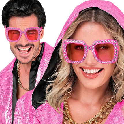 BRILLE ROSA MIT STRASSSTEINEN