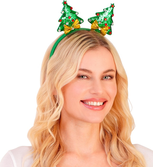 Haarband Weihnachtsbaum Glamour