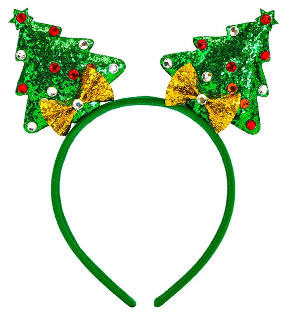 Haarband Weihnachtsbaum Glamour