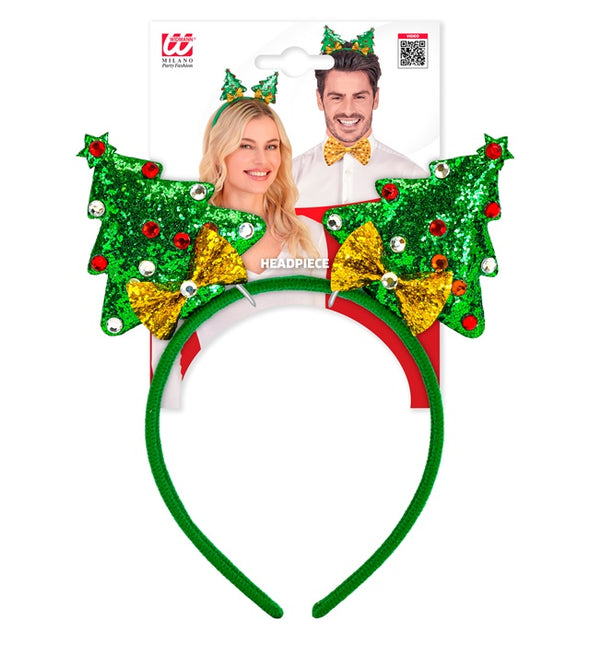 Haarband Weihnachtsbaum Glamour