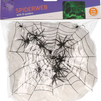 Spinnennetz Glow in the Dark - 100 Gramm