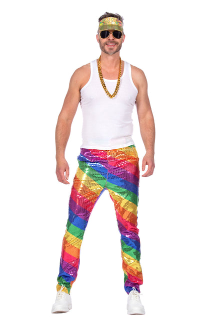 Regenbogenhosen Männer